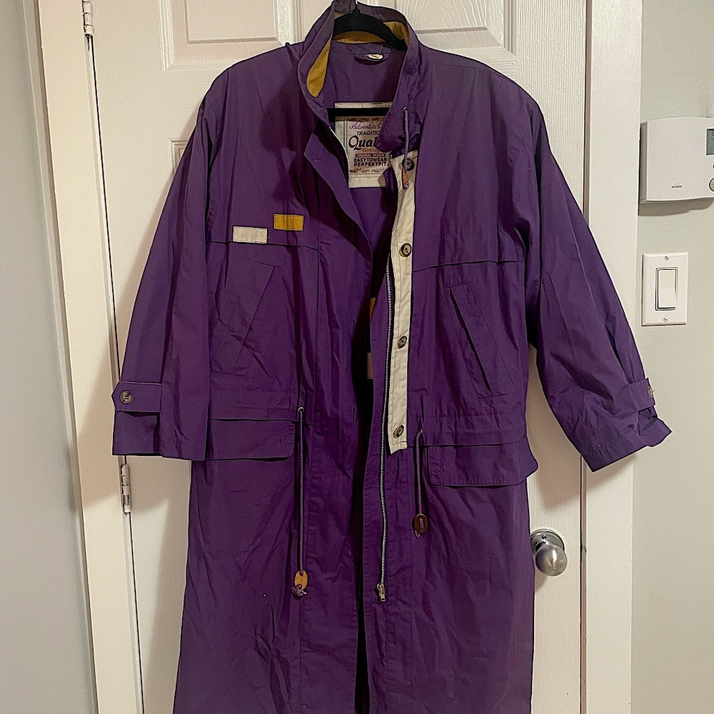 Vintage purple coat.
